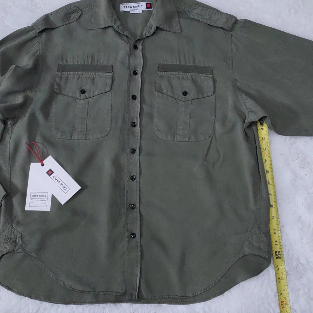 ZARA SRPLS LONG SLEEVE SHIRT. - Picture 14 of 17